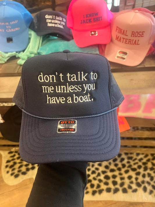 If You Don't Have a Boat Trucker