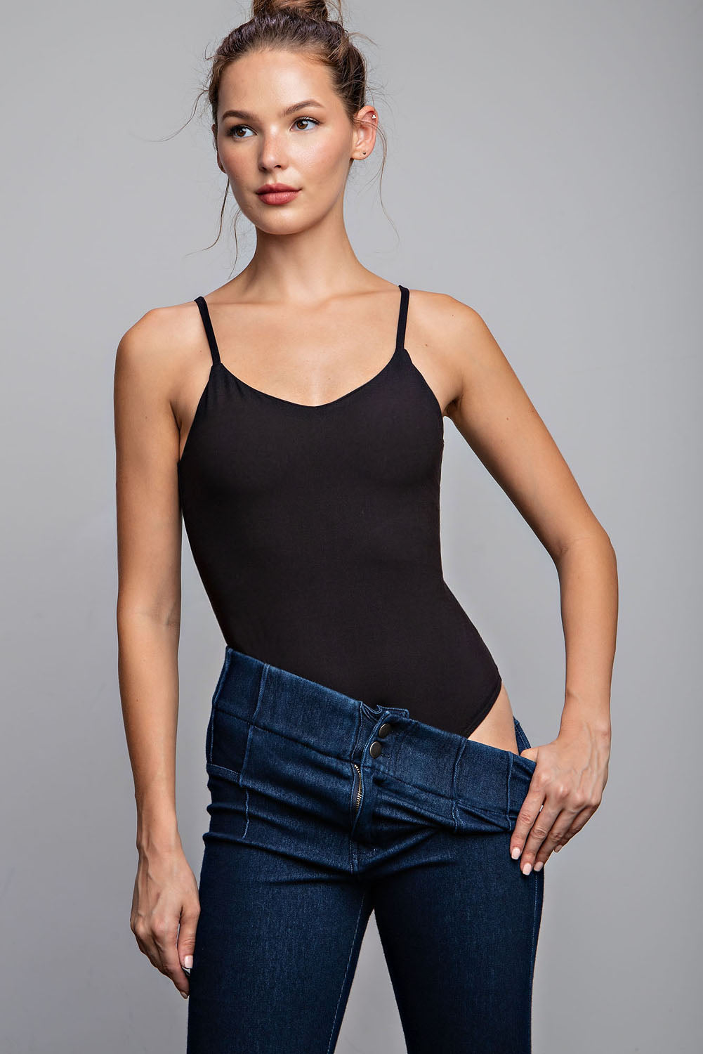 BUTTER SOFT SLEEVELESS ADJUSTABLE BODYSUIT