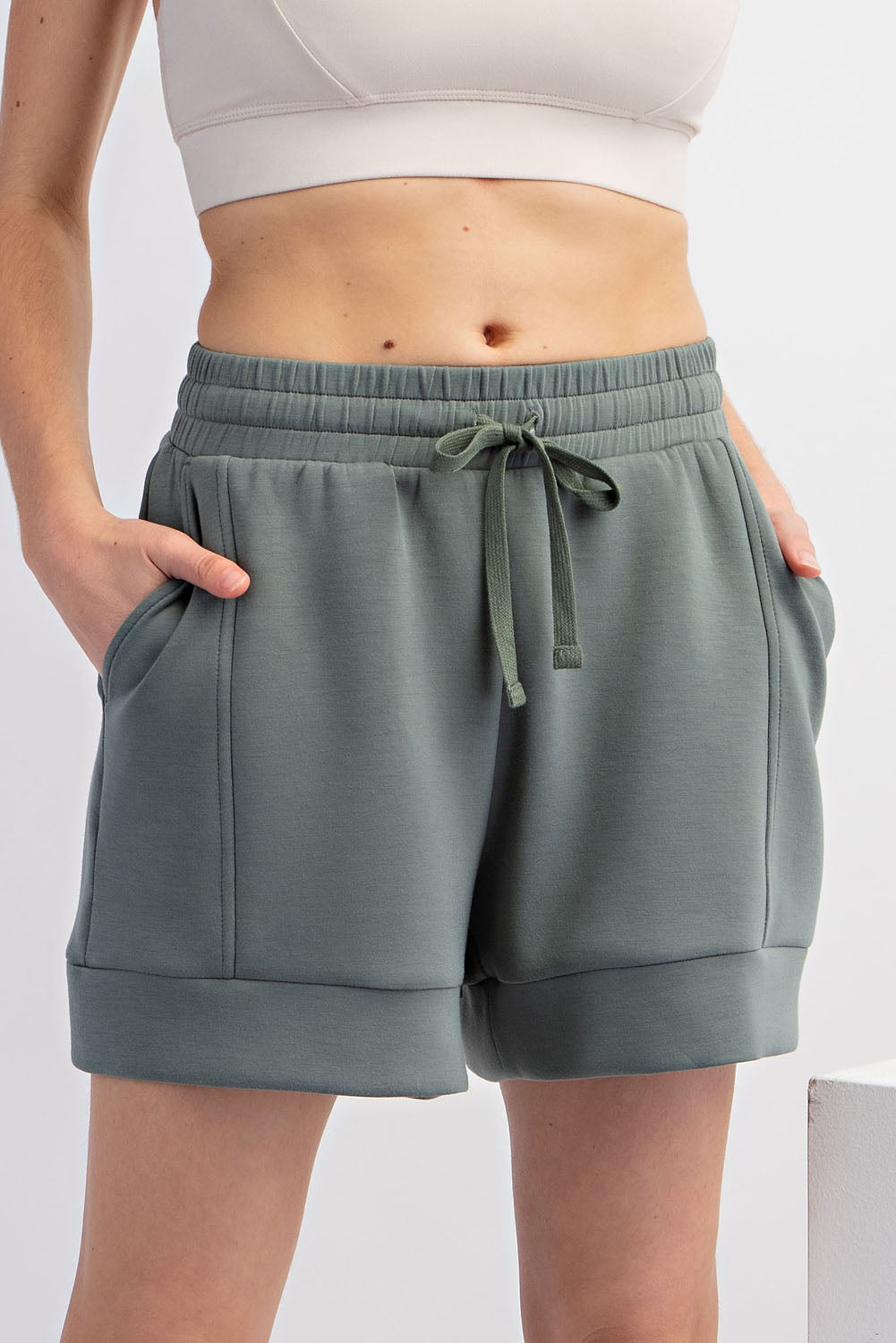 Aspen Scuba Lounge Shorts (Sage Leaf)