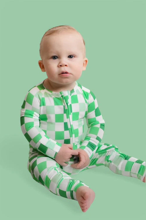 Lucky Checkers Dream Romper