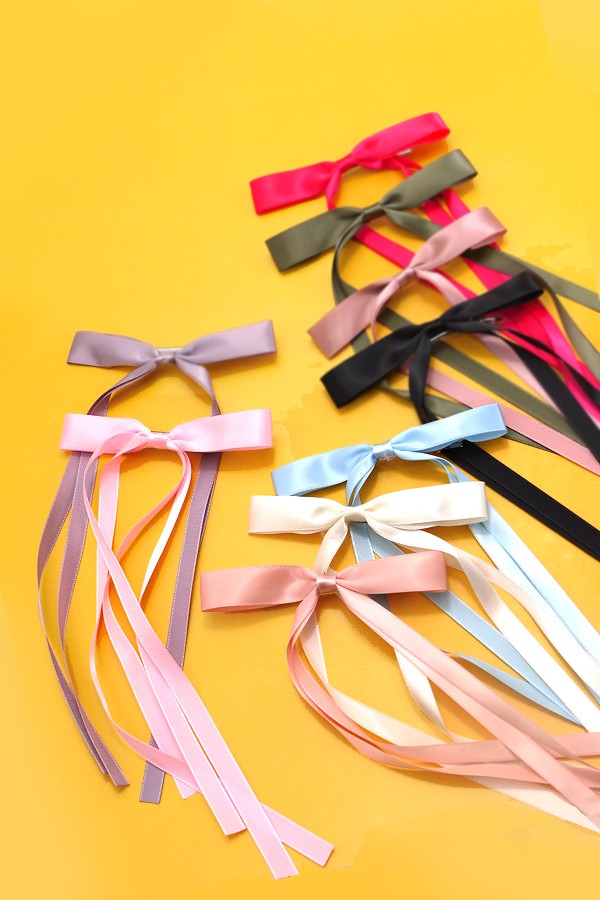 Satin Bow Clip