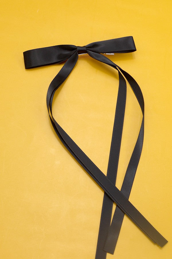Satin Bow Clip