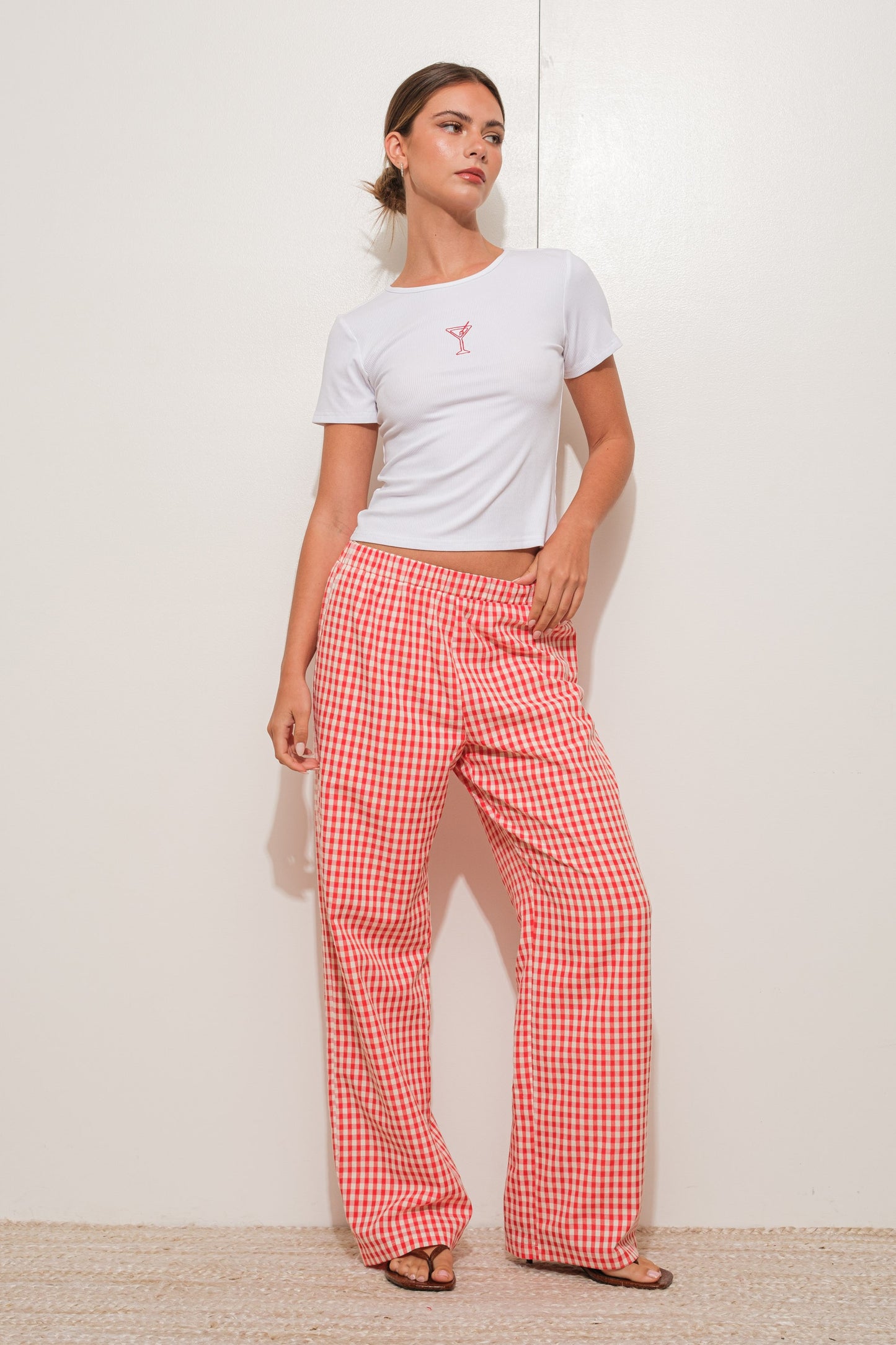 Checkmate Gingham Essential Pant
