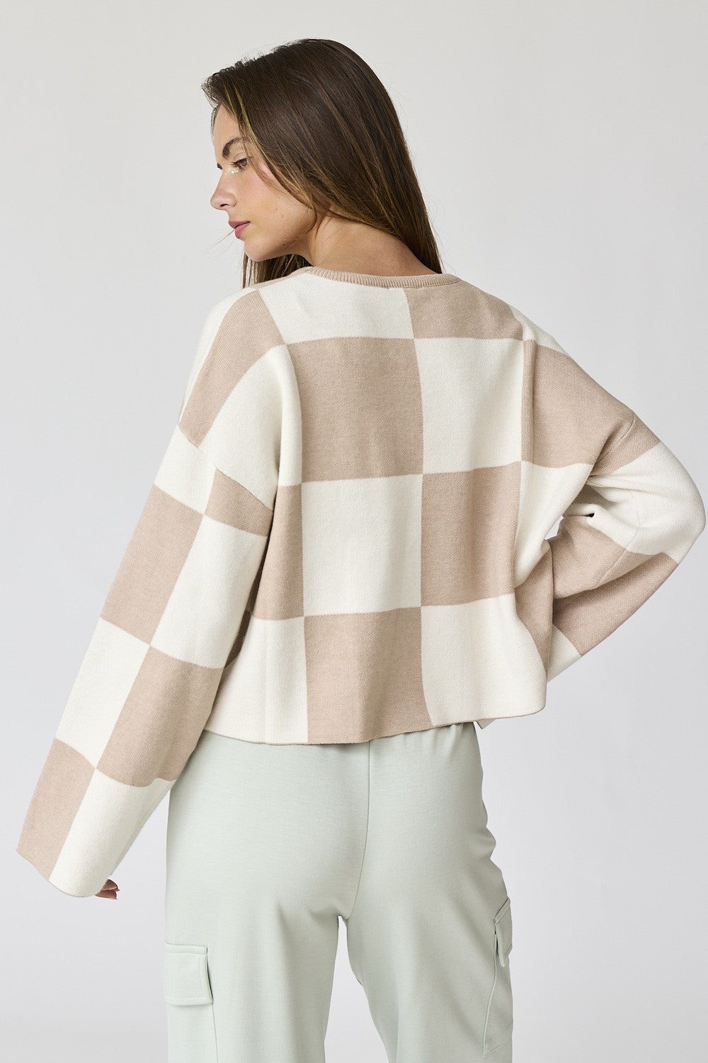 Bella Checker Sweater