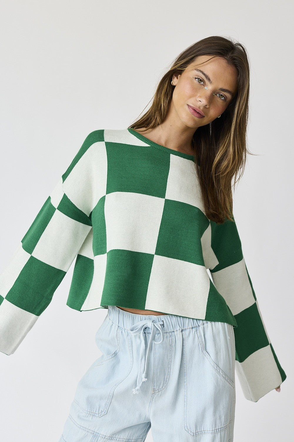 Bella Checker Sweater