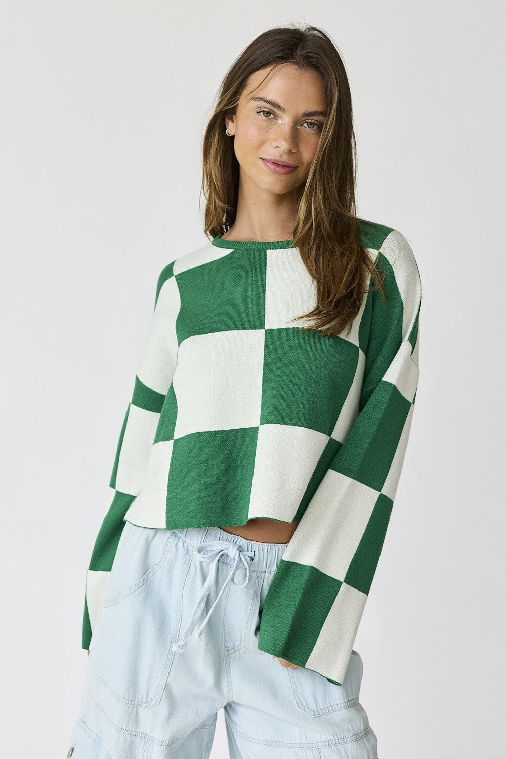 Bella Checker Sweater