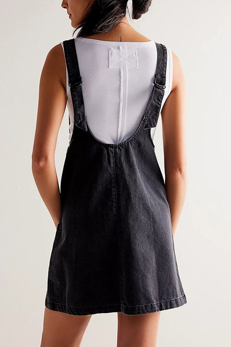 Currently Cute Overall Dress