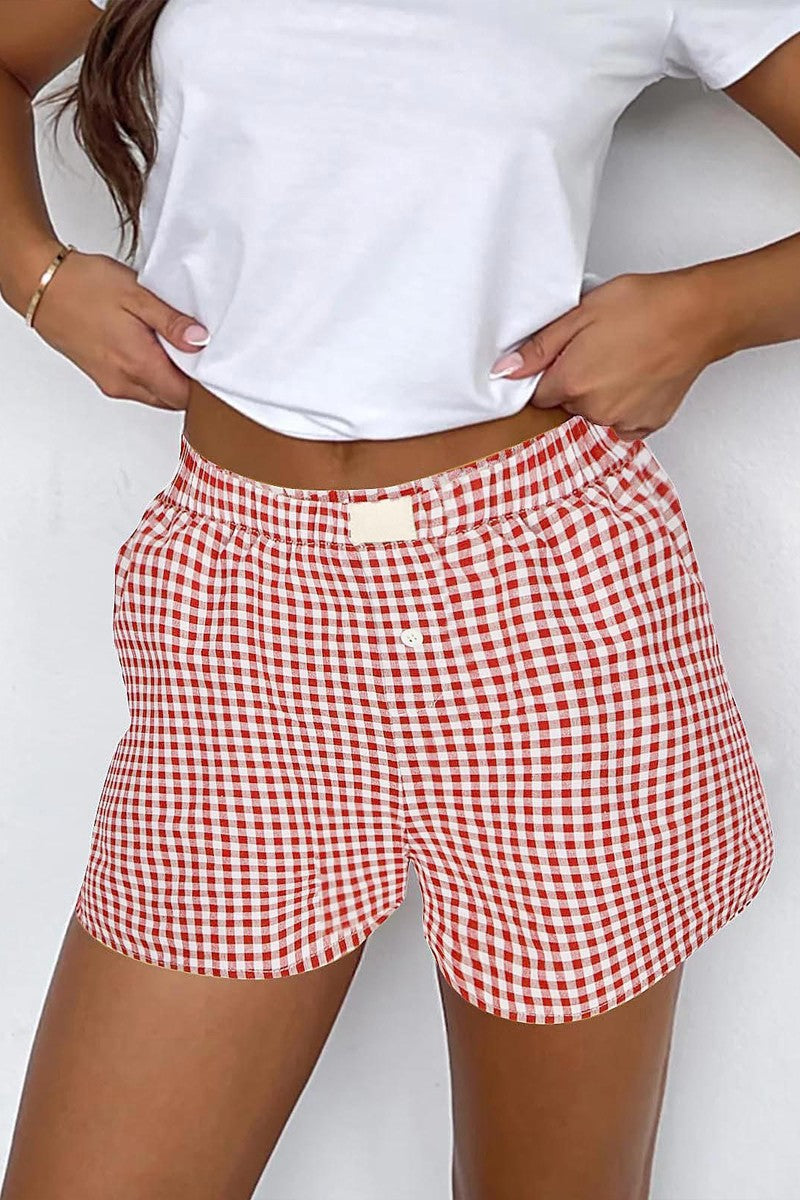 CHECKERED BOXER SHORTS