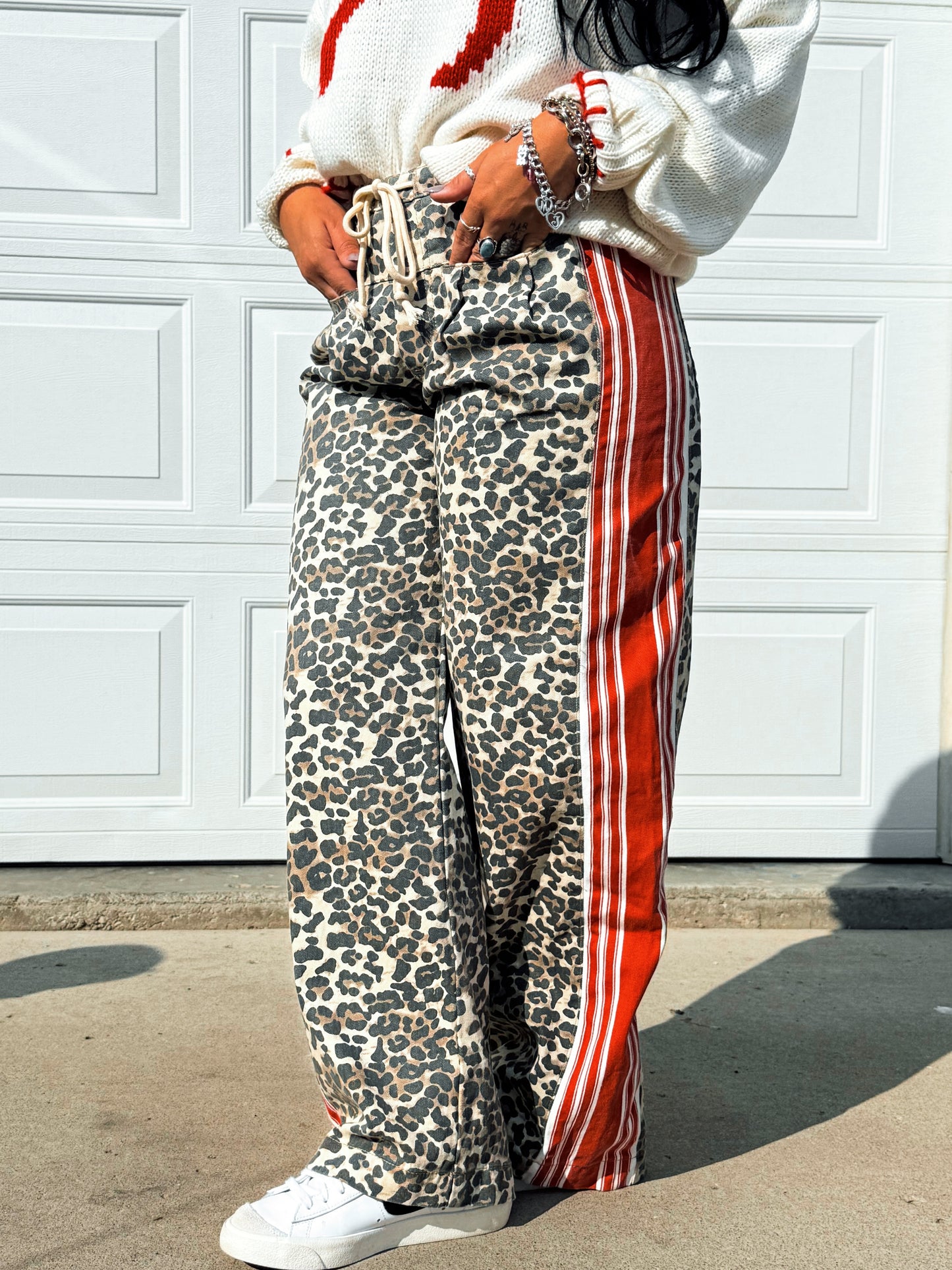 Run Wild Leopard Stripe Pant