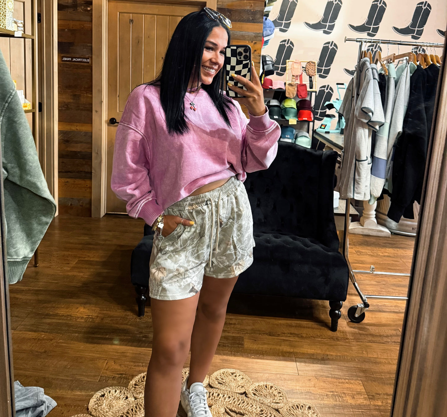 Cozy Acid Wash Oversized Pullover