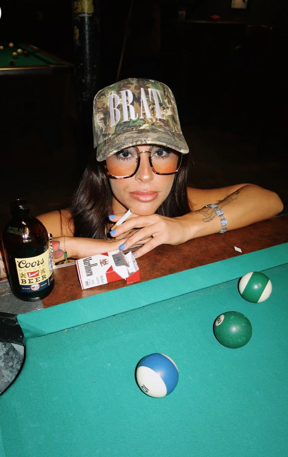 BRAT Camo Hat