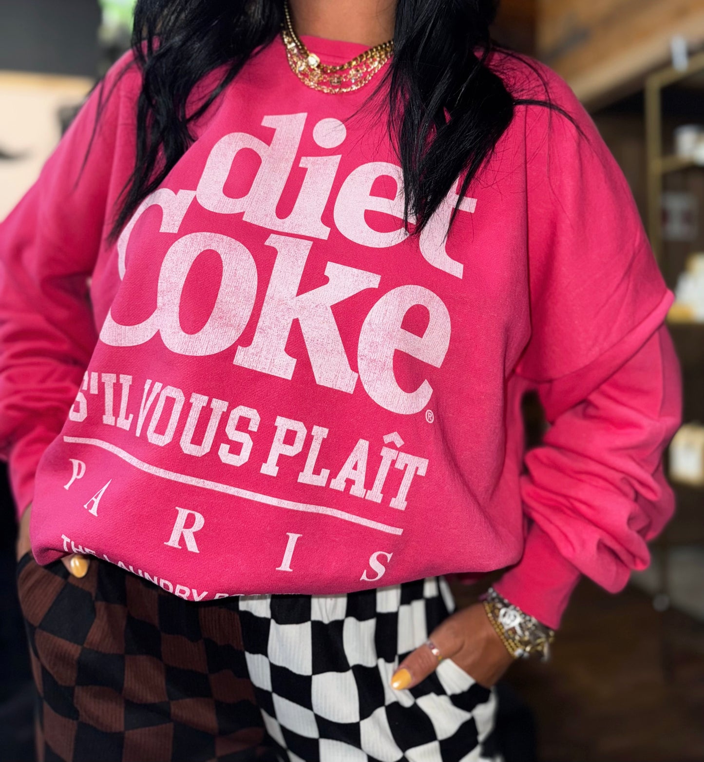 Diet Coke Crew - Vintage Hot Pink