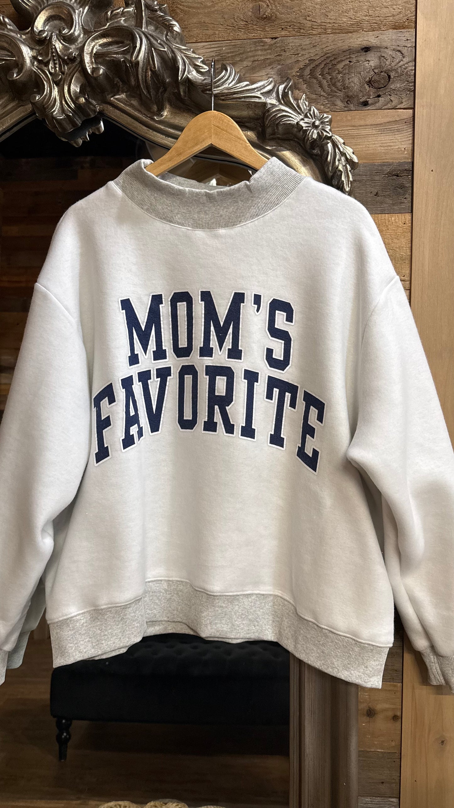 Mom’s/Dad’s Favorite Reversible Mockneck