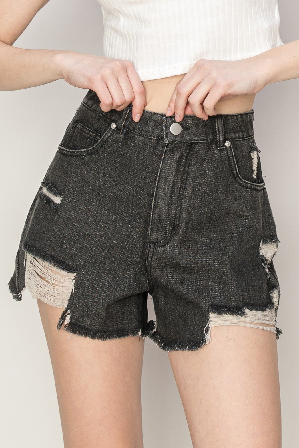 90s Baby Denim Shorts