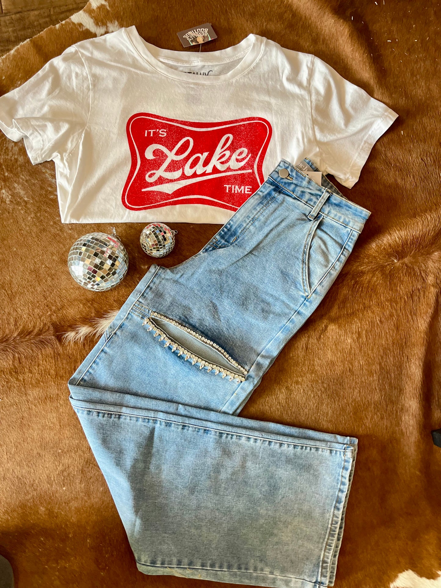 Diva Rhinestone Denim
