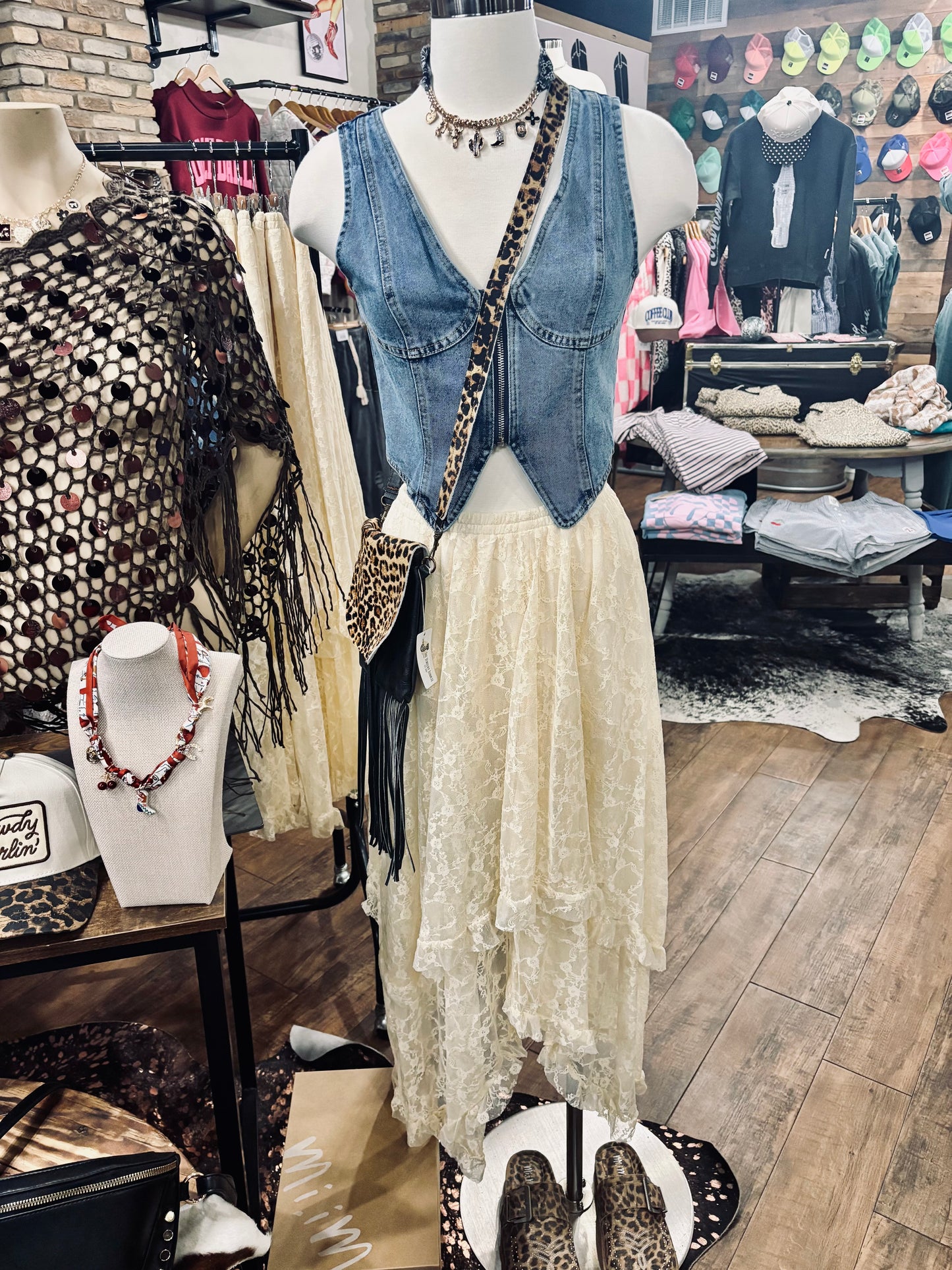 Western Wonder Denim Vest