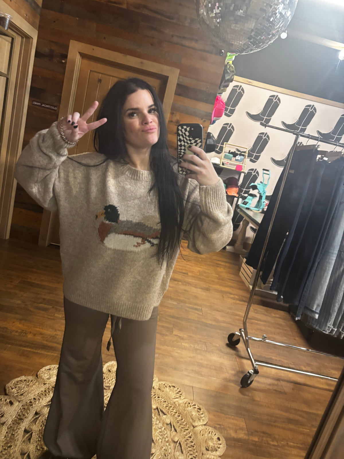 Mocha Duck Sweater