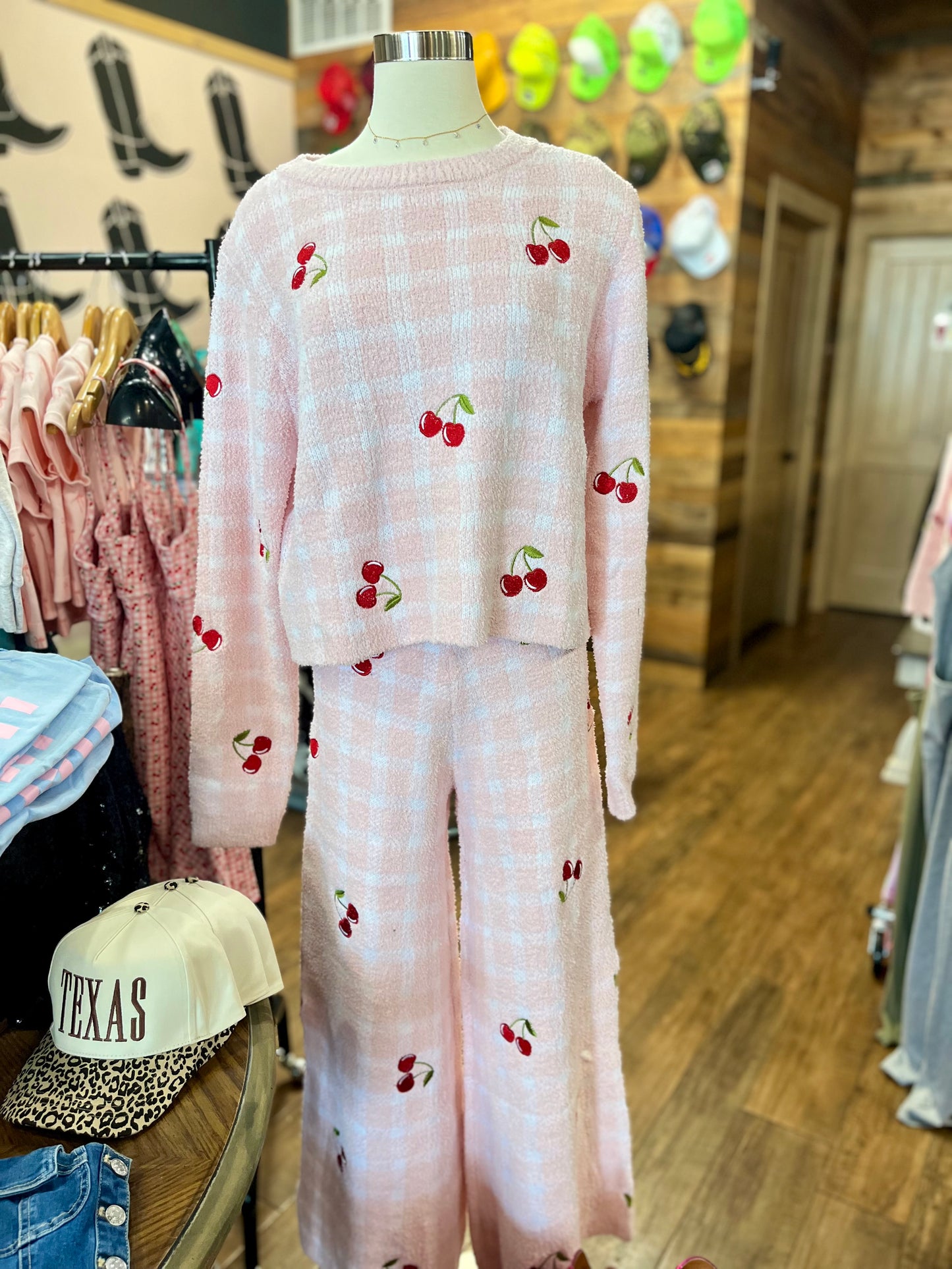 Cherry Sweater Set