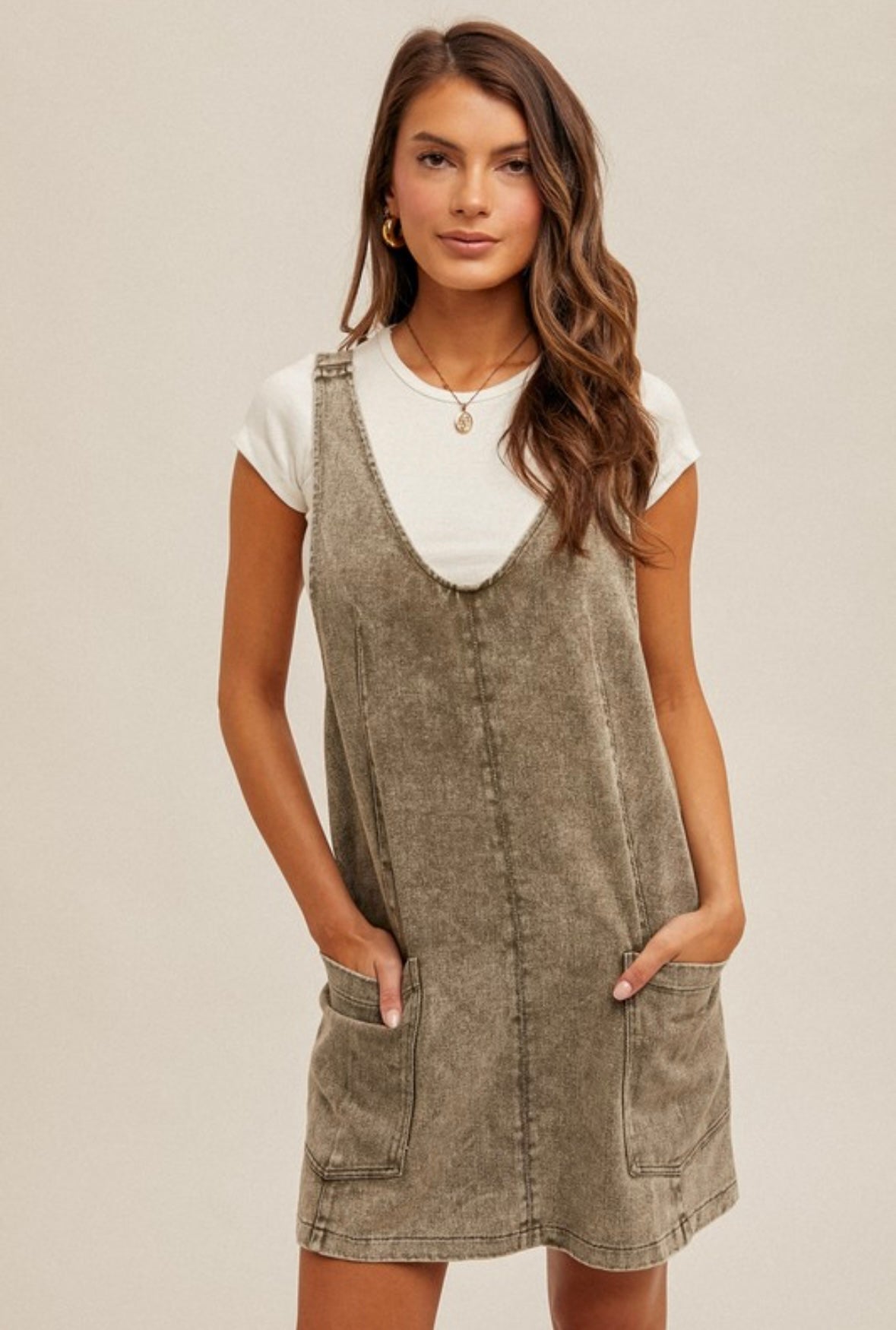 Currently Cute Overall Dress
