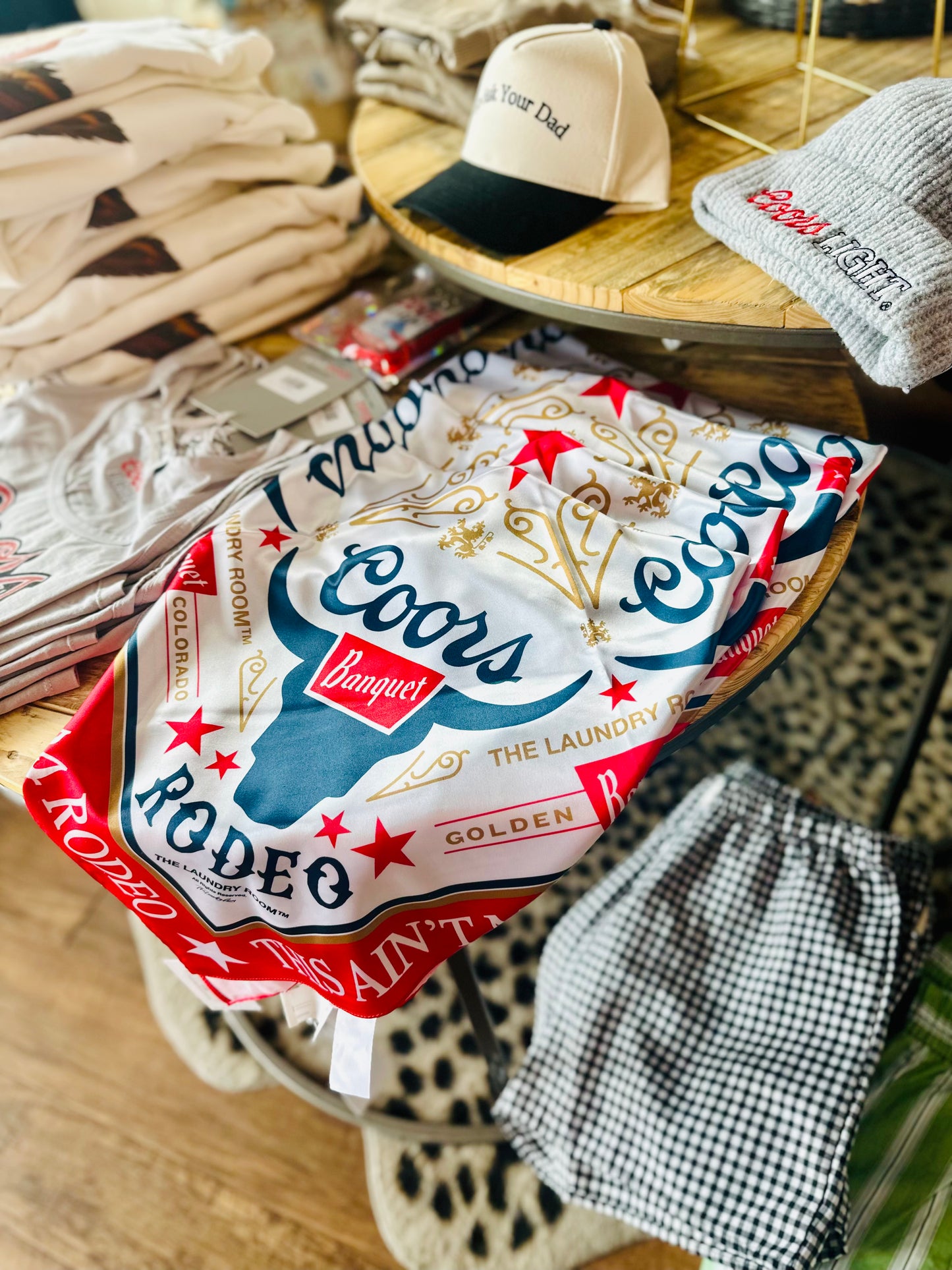 This Ain't My First Coors Rodeo Bandana