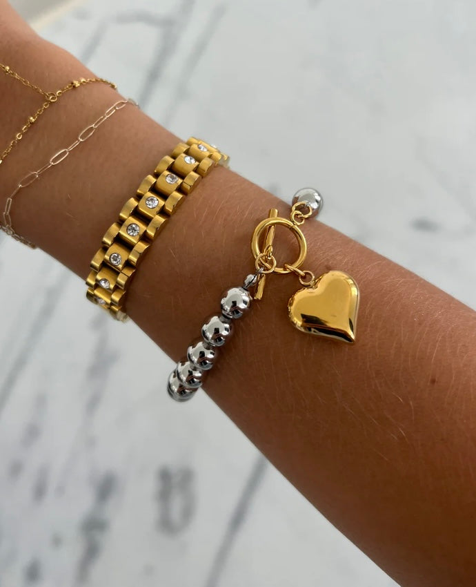 Glam Heart Bracelet