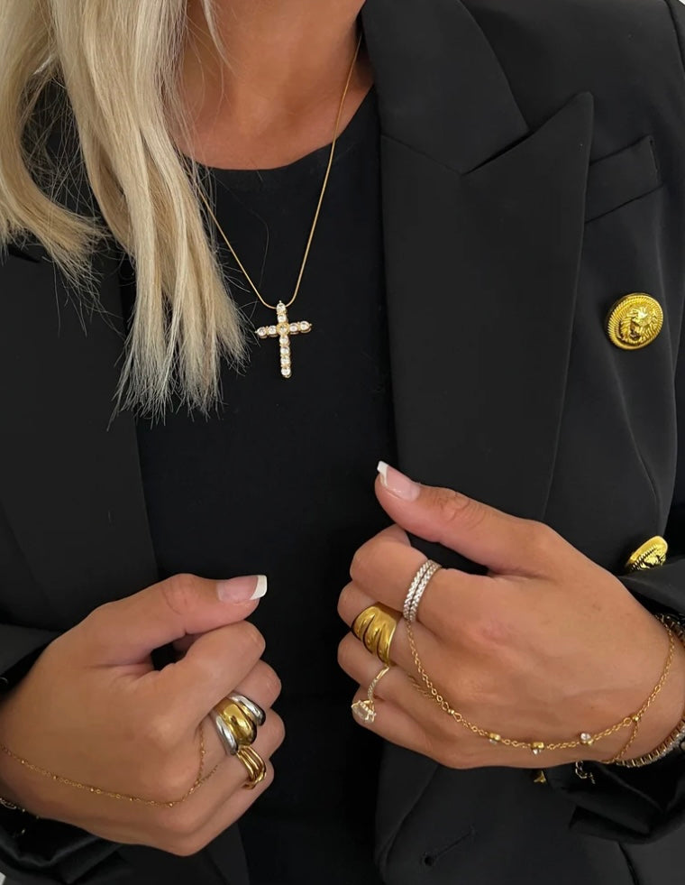 Diamond Cross XL Necklace