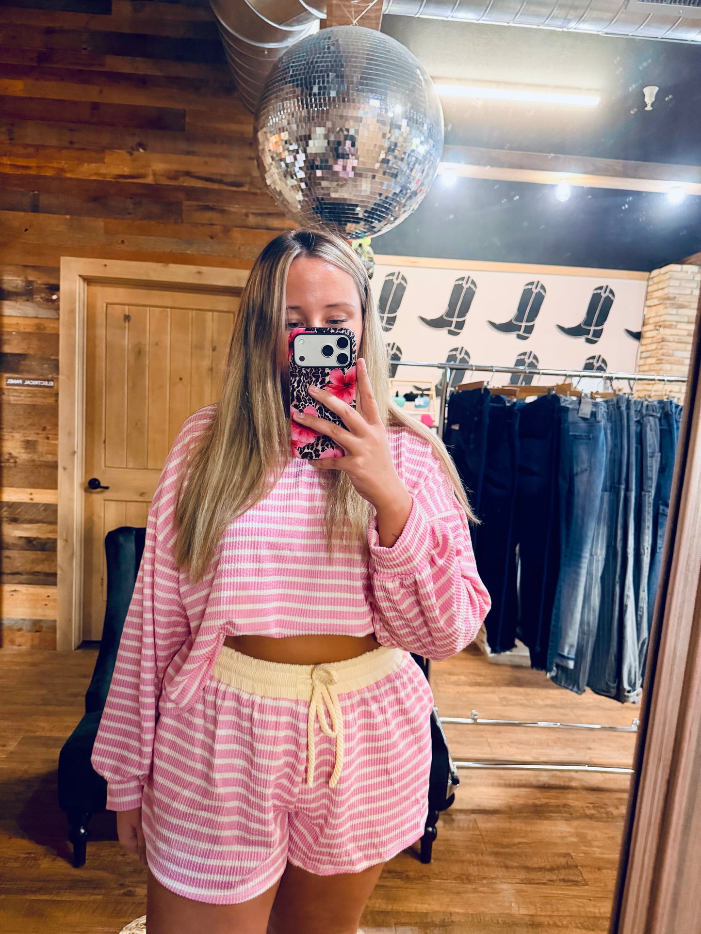 Strawberry Lemonade Stripe Set