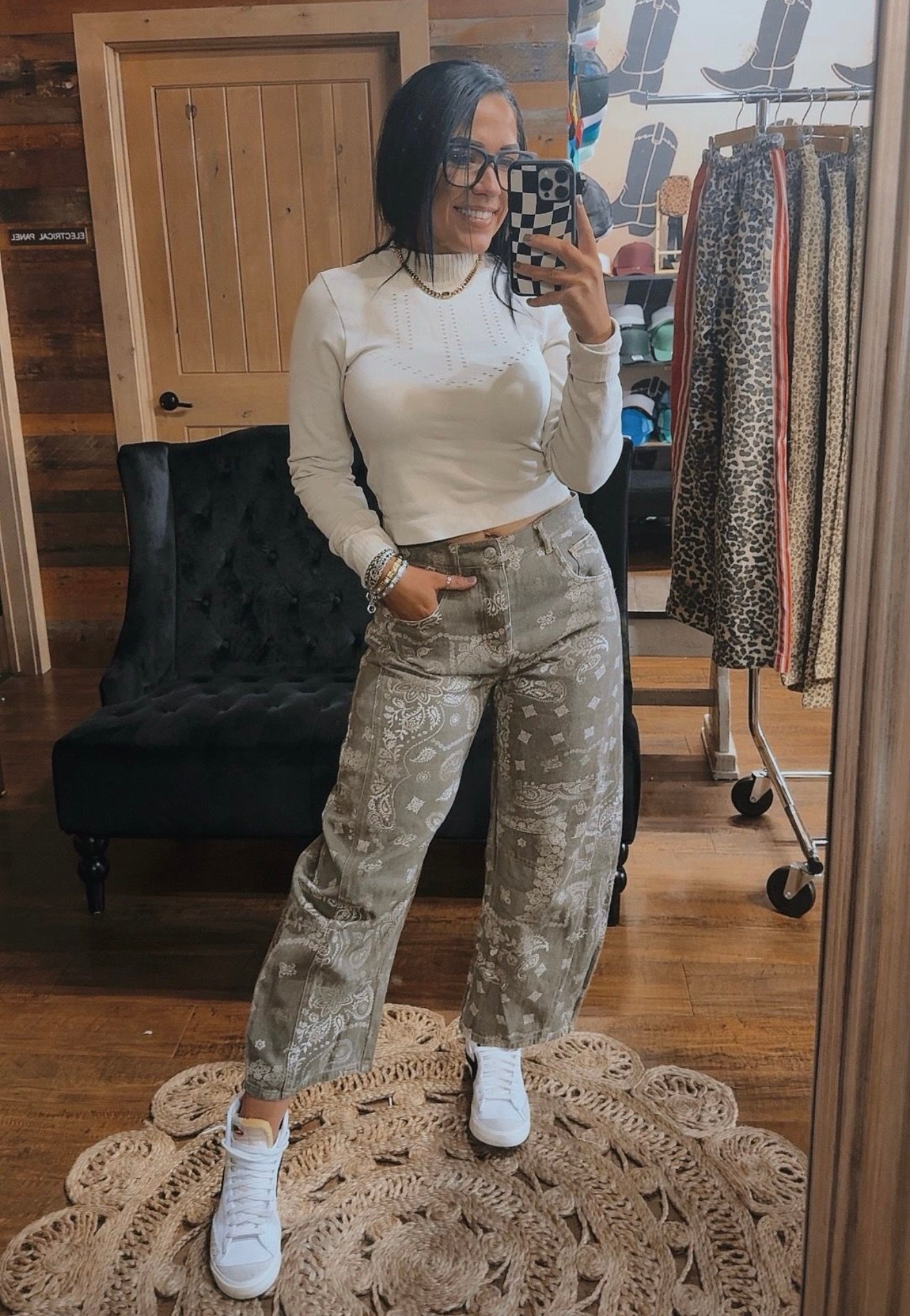 Army Bandana Barrel Denim