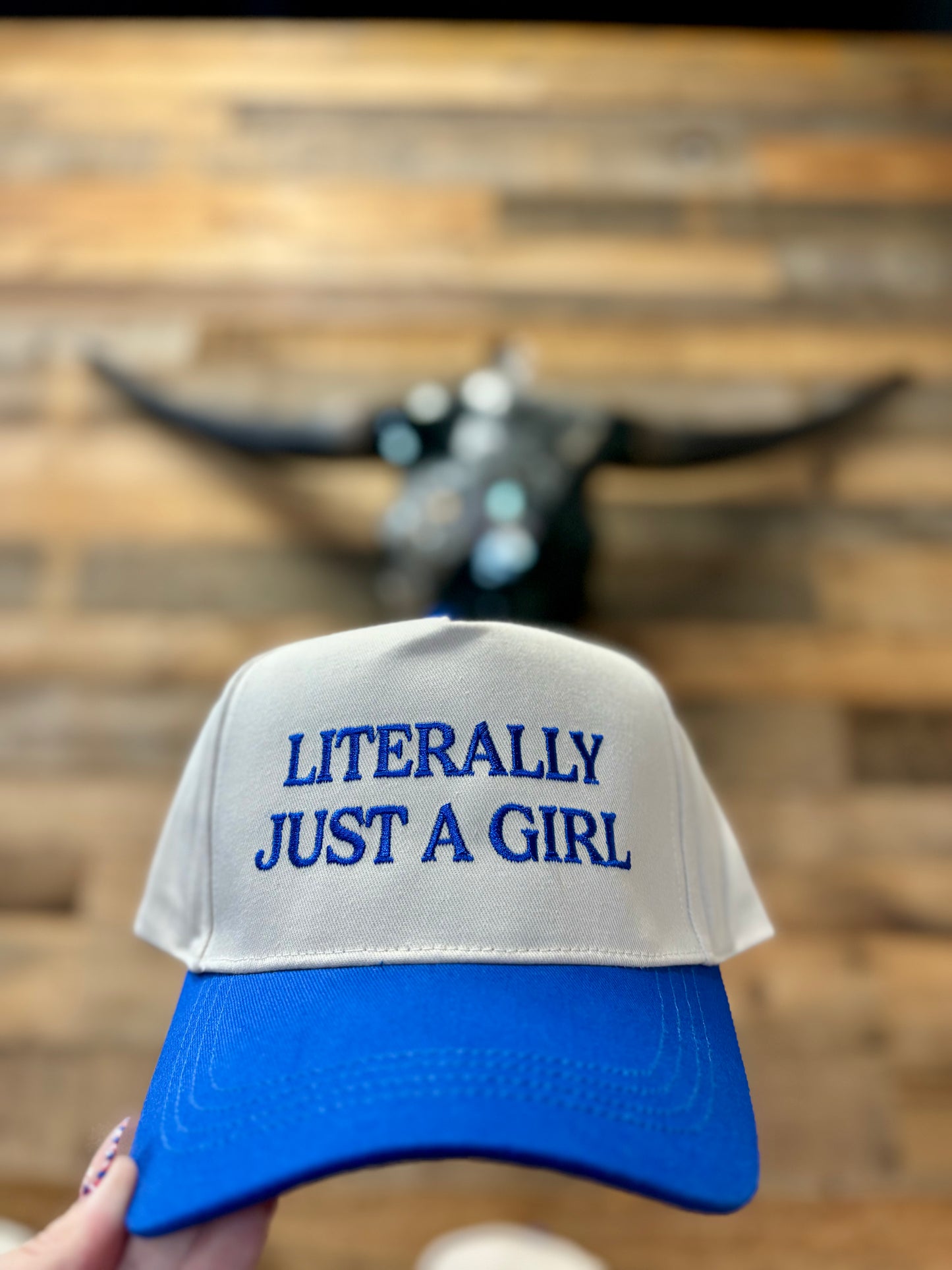 Literally Just A Girl Vintage Trucker