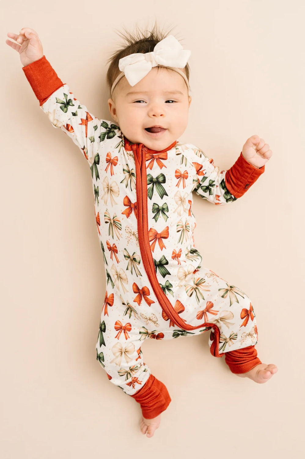 Holiday Bows Romper