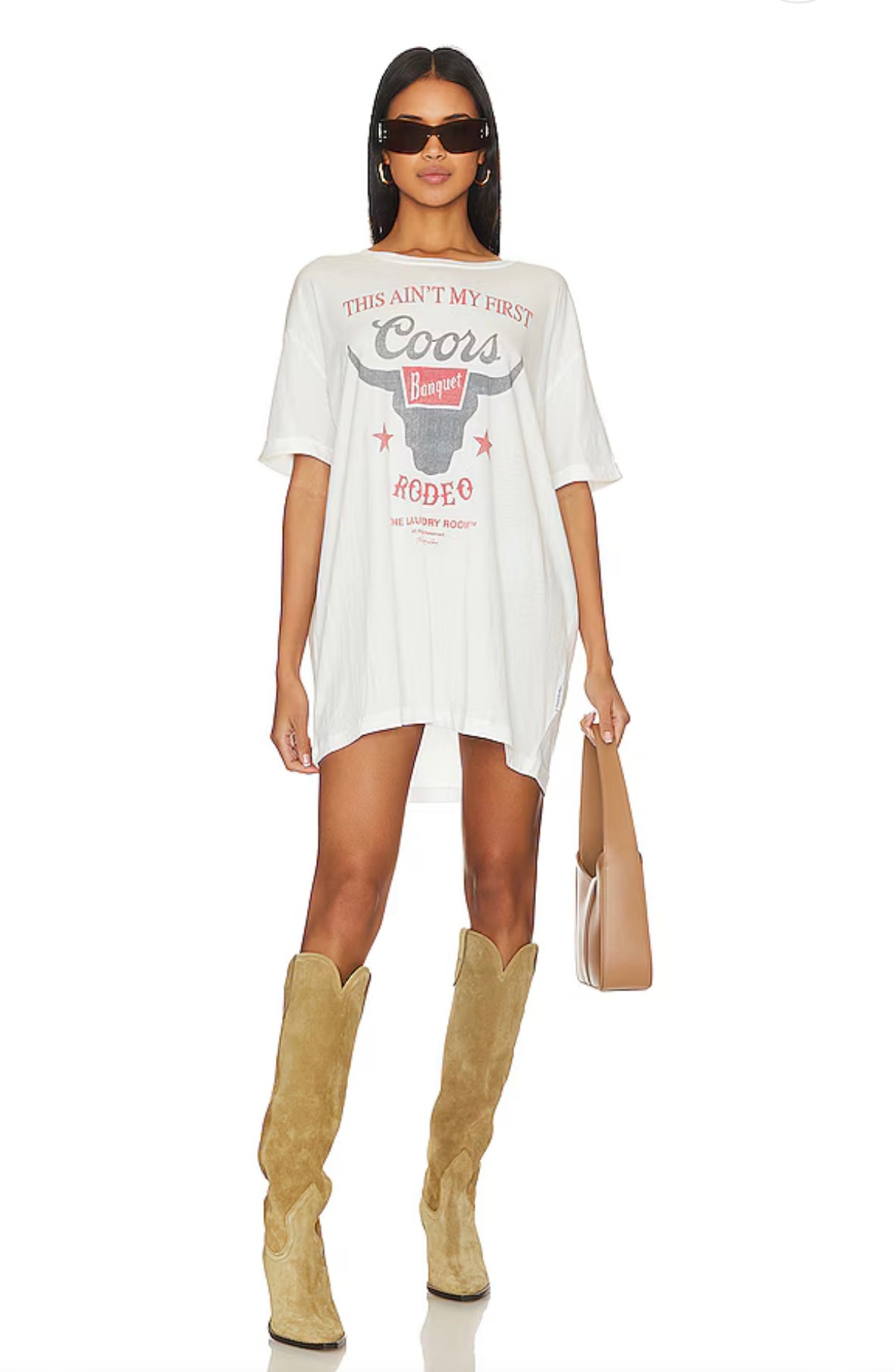 Ain'T My First Coors Rodeo - Oversized Tee