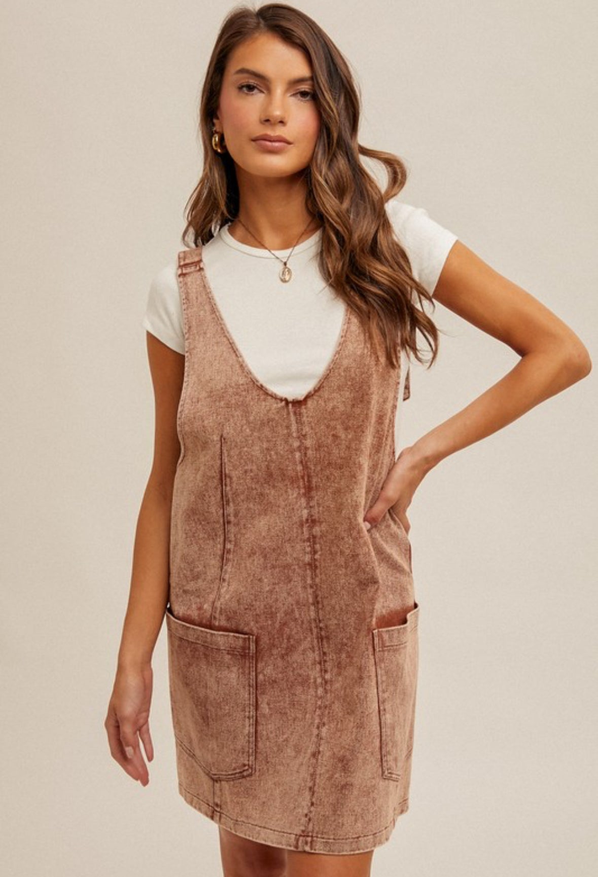 Currently Cute Overall Dress