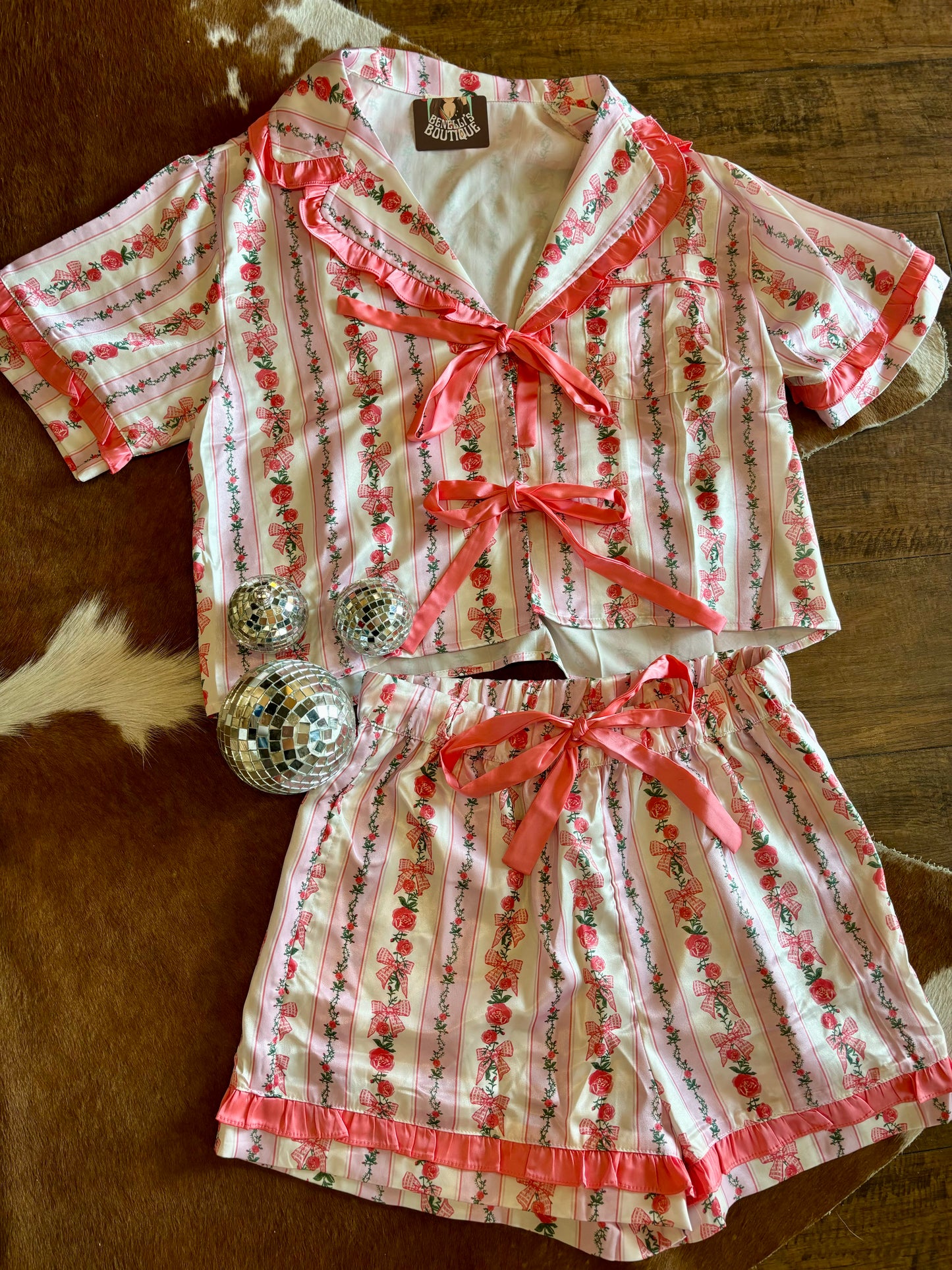 Darling Bow Pajama Set