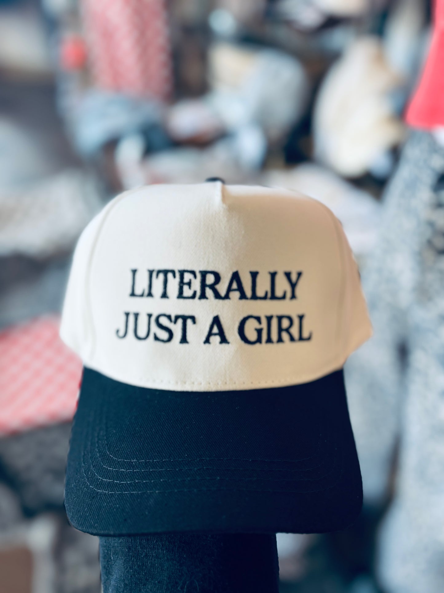 Literally Just A Girl Vintage Trucker