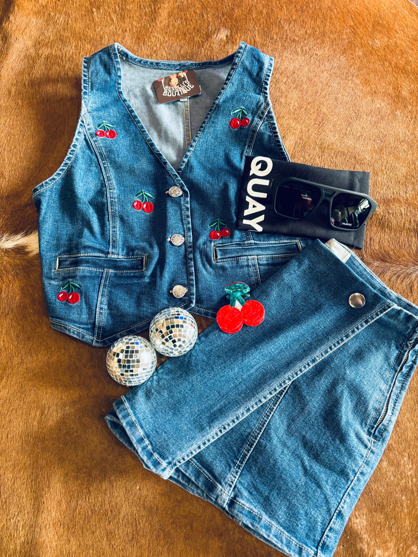 Regal Denim Skort