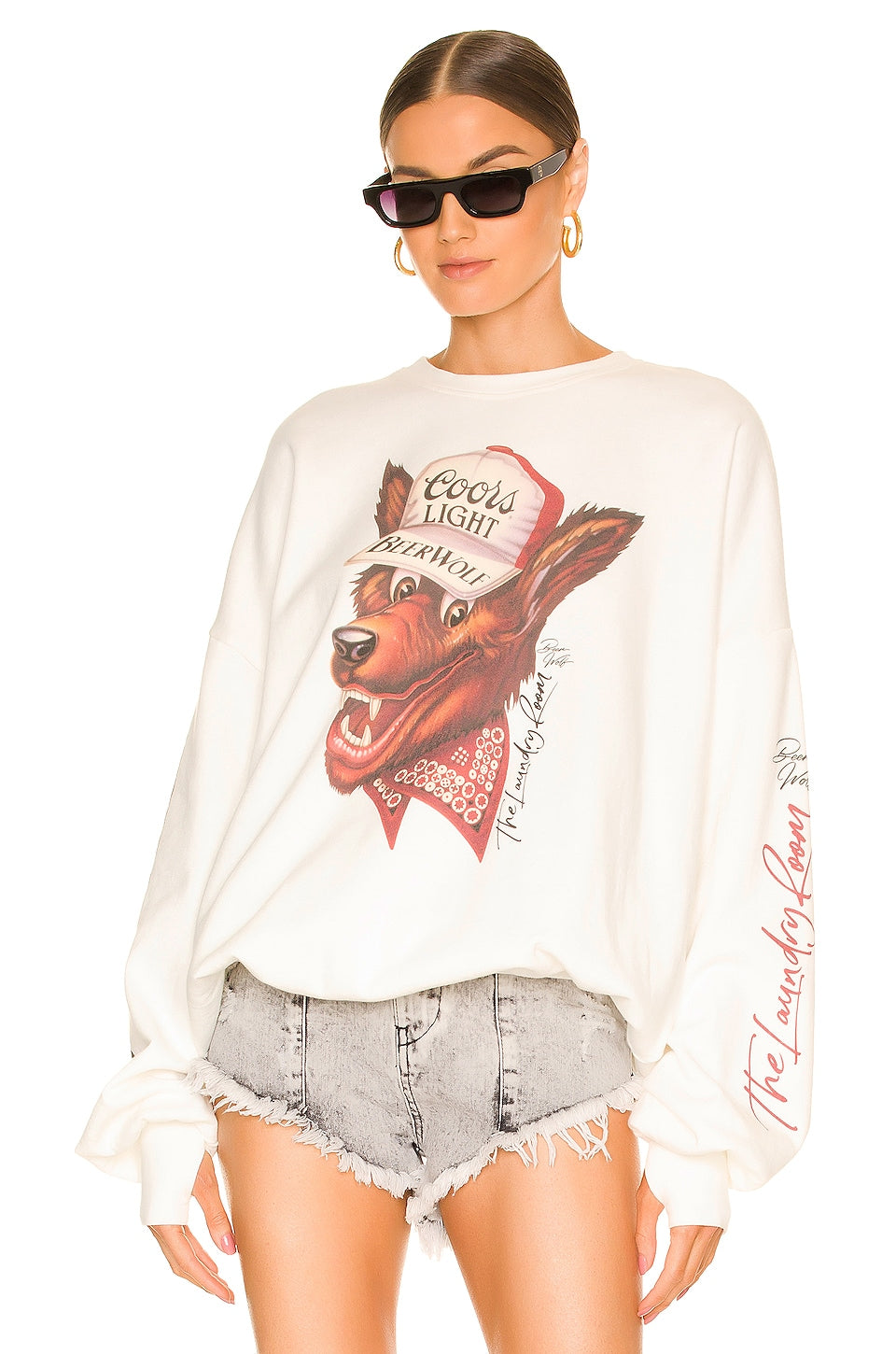 Beer Wolf - Jump Jumper - White