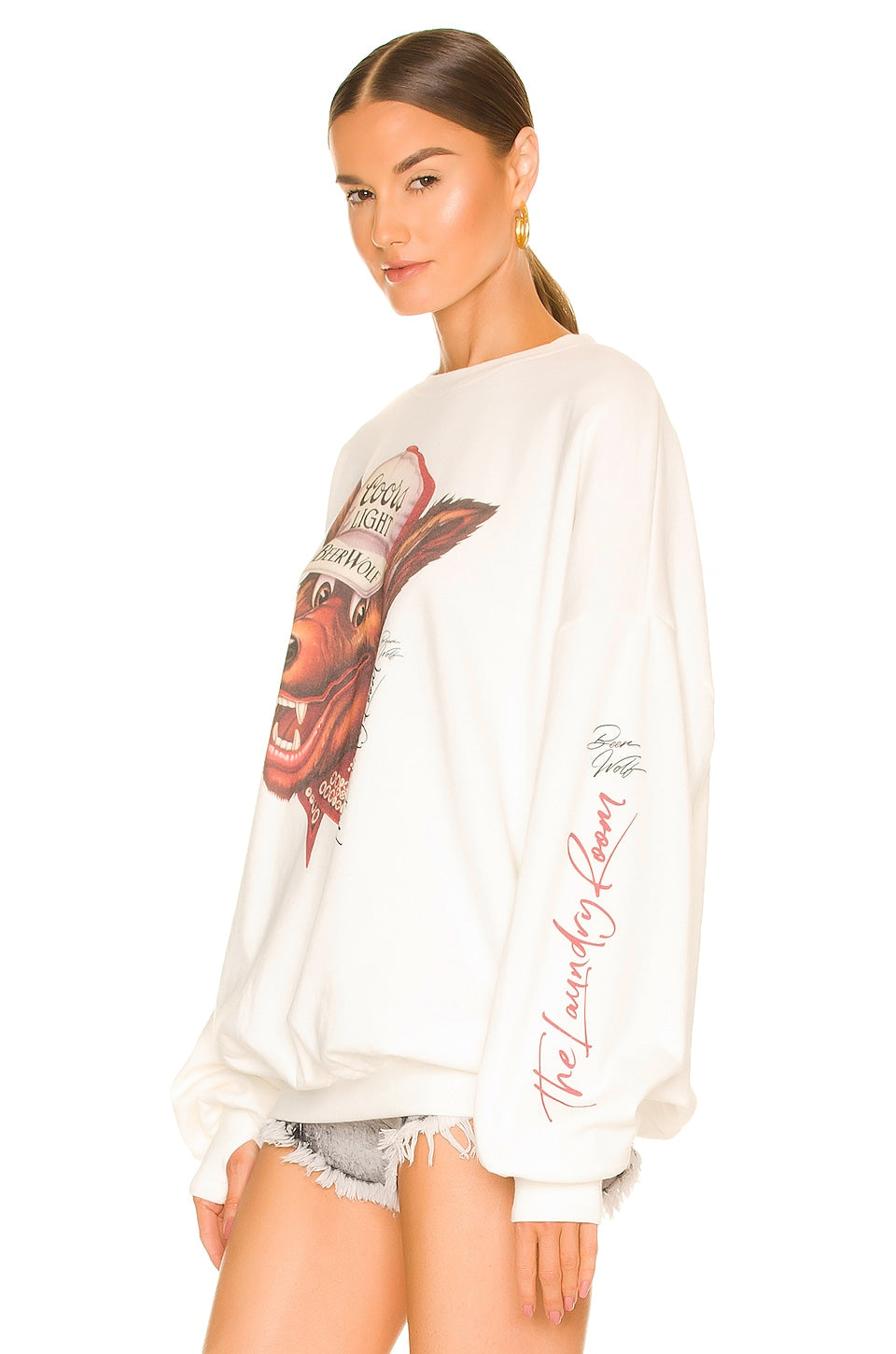 Beer Wolf - Jump Jumper - White