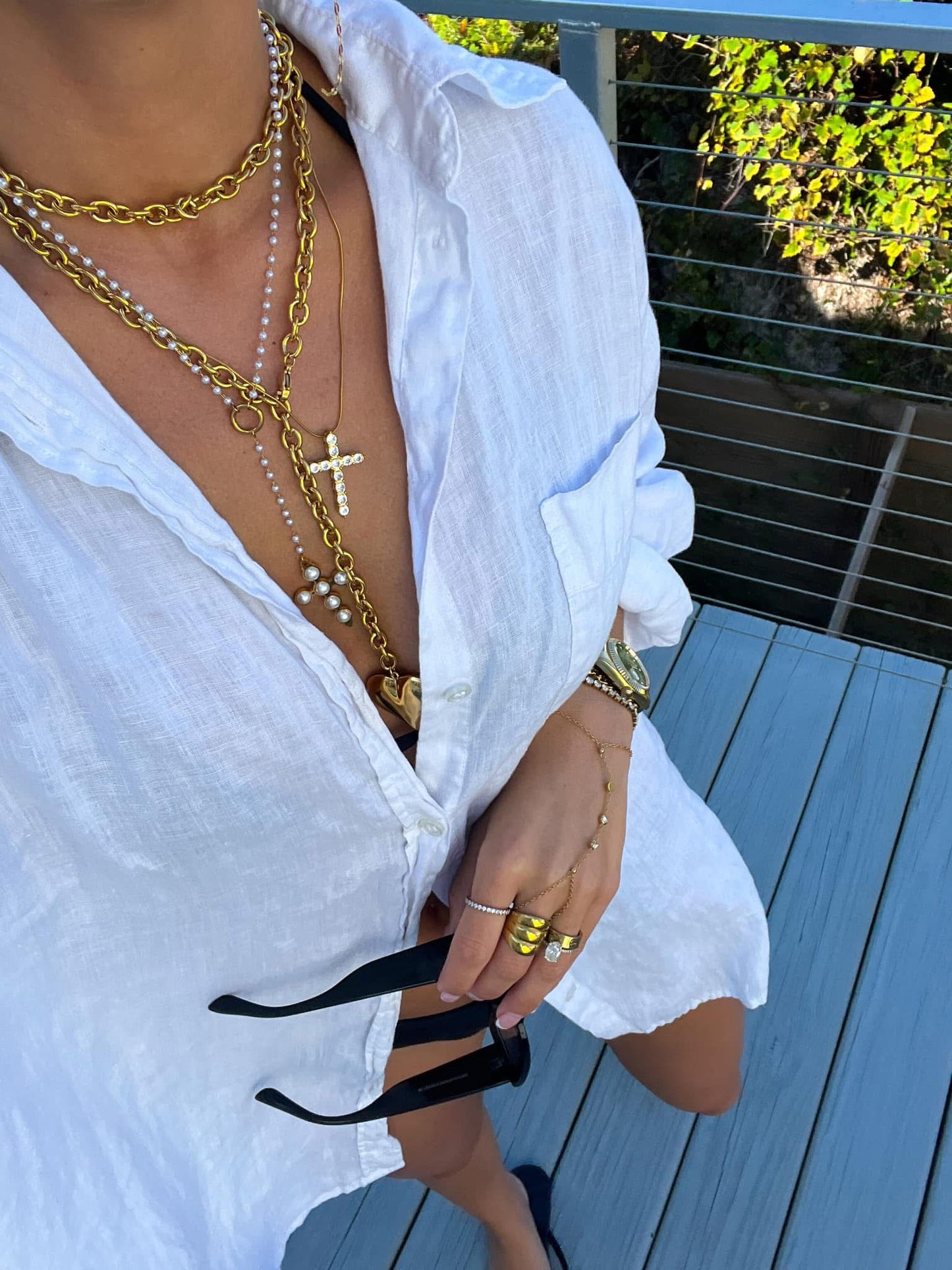 Diamond Cross XL Necklace