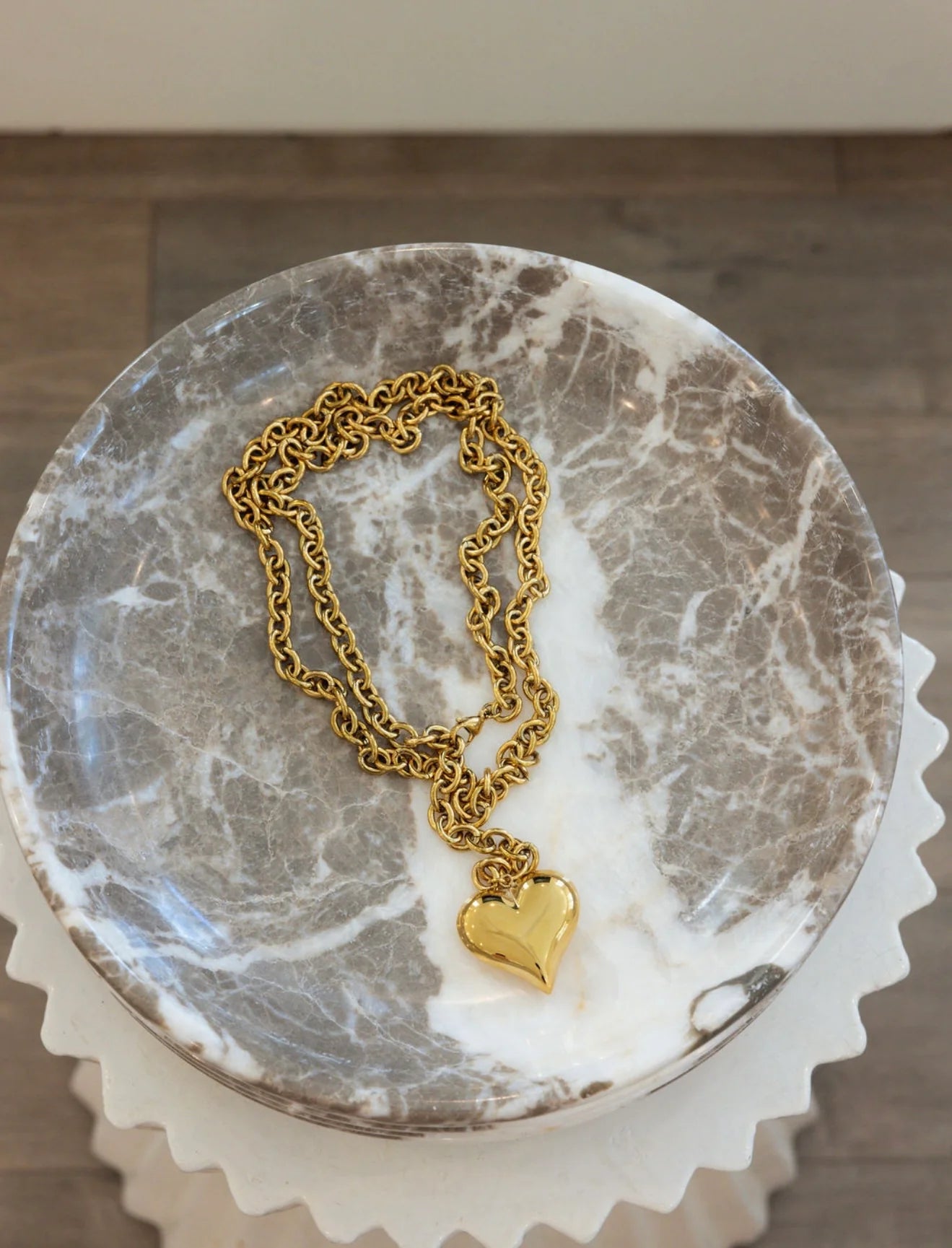 XL Wrap Around Heart Necklace