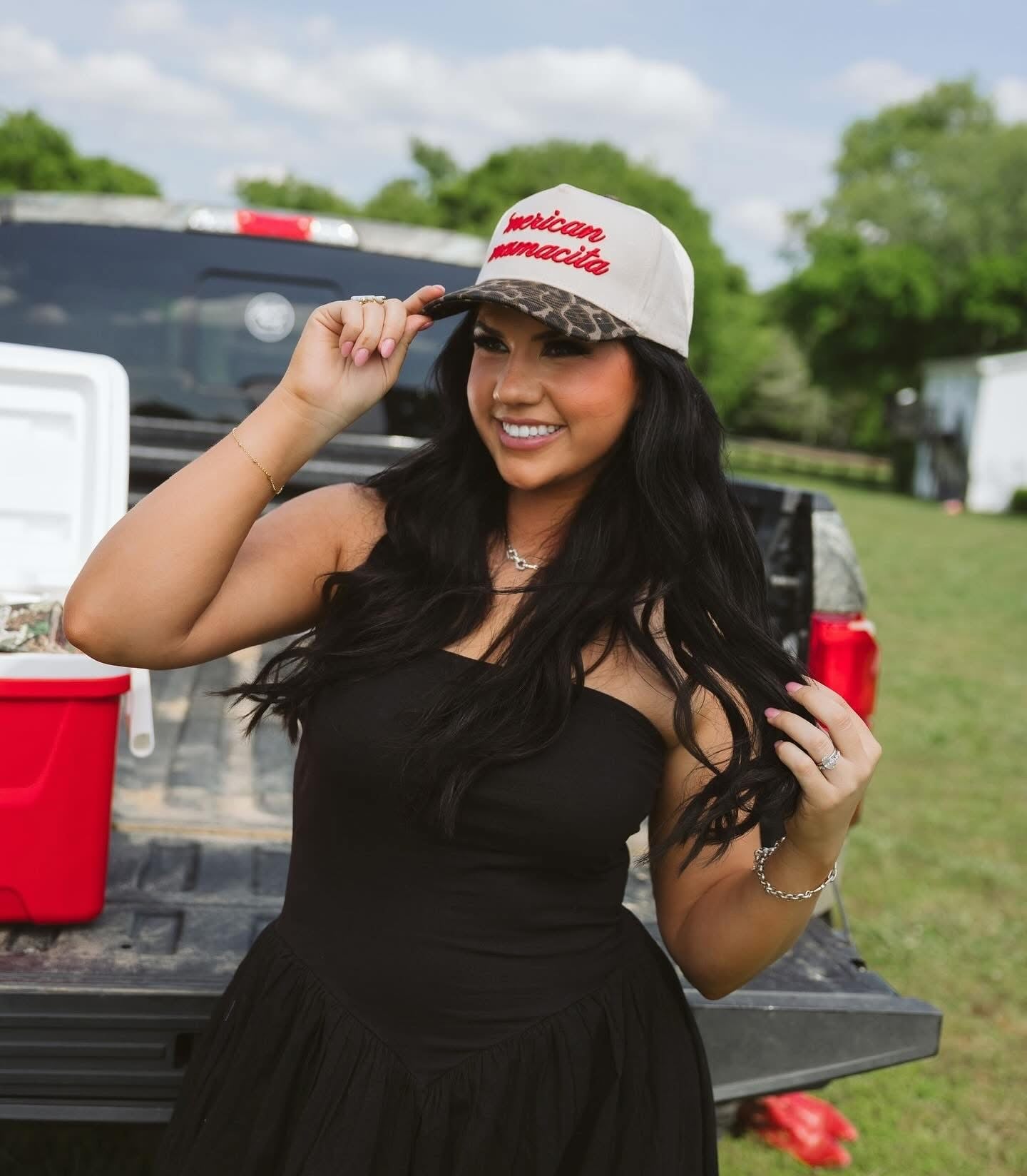 'Merican Mamacita - Leopard Vintage Trucker Hat