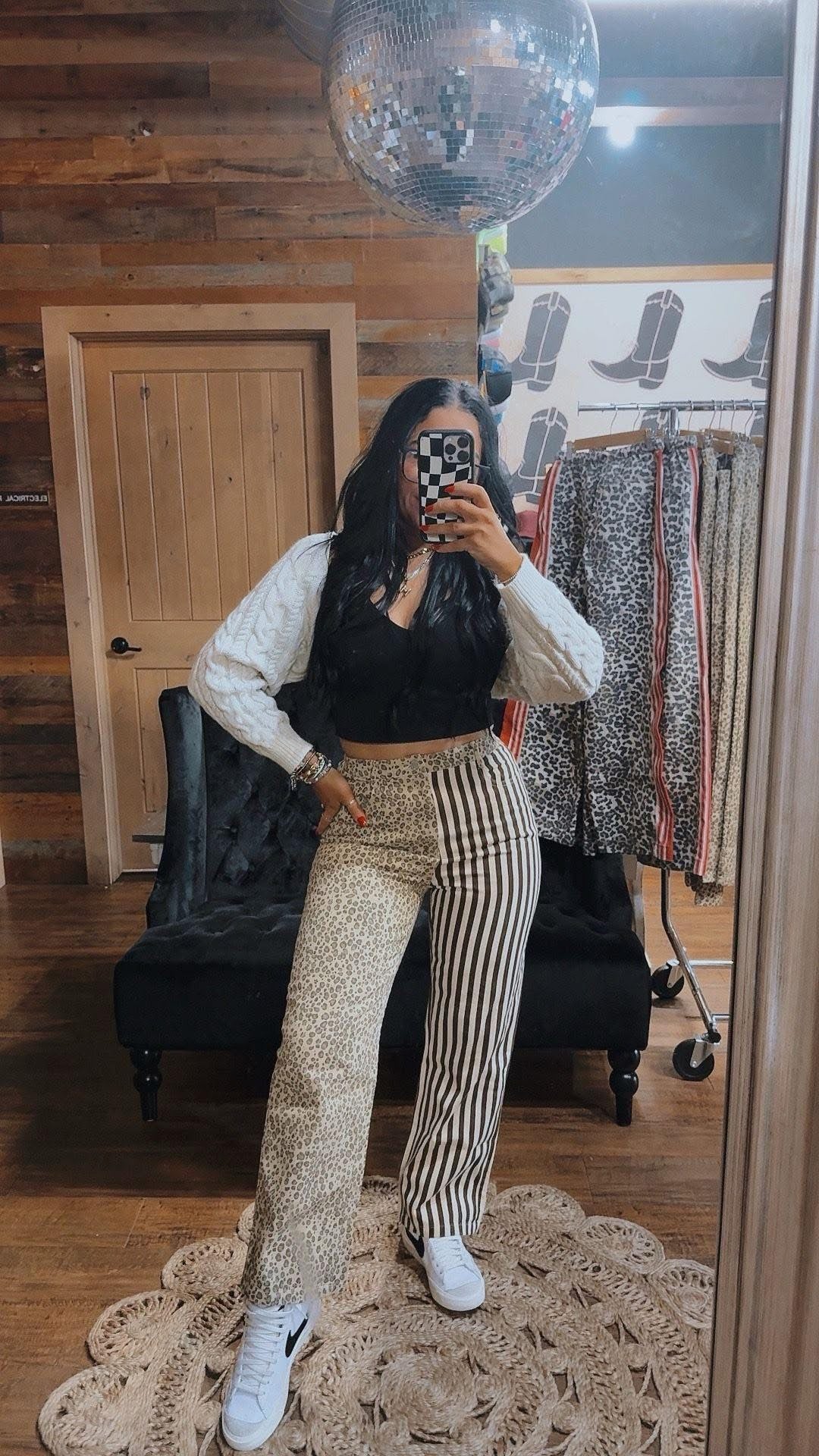 Mix & Match Leopard Stripe Pant