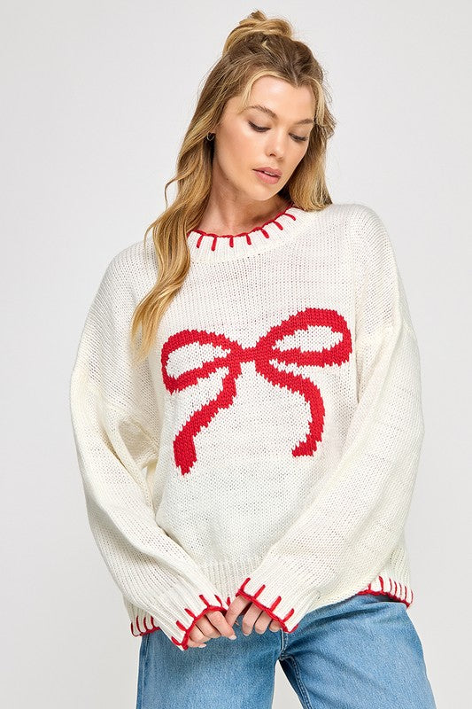 Bow Stitch Sweater