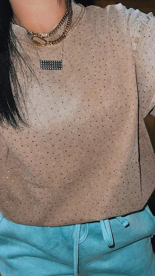 Bling Basics Oversized Tee