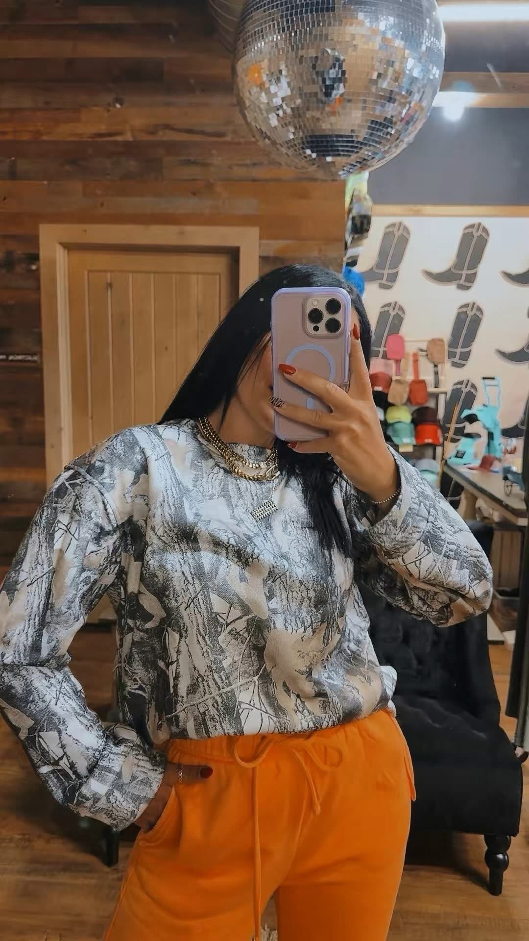 Camo Crewneck