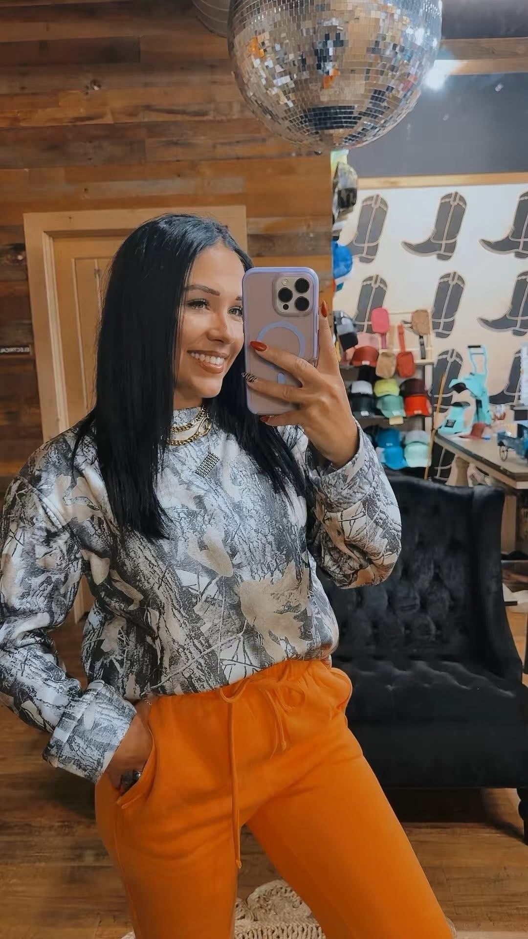 Camo Crewneck