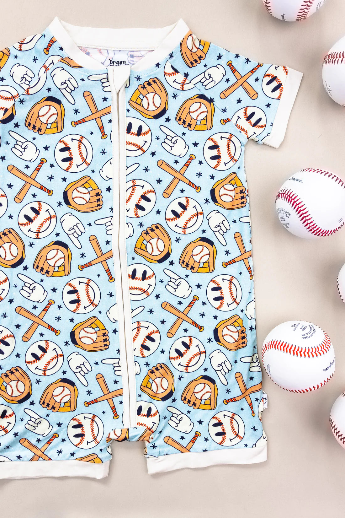 BASEBALL SMILEY DREAM SHORTIE