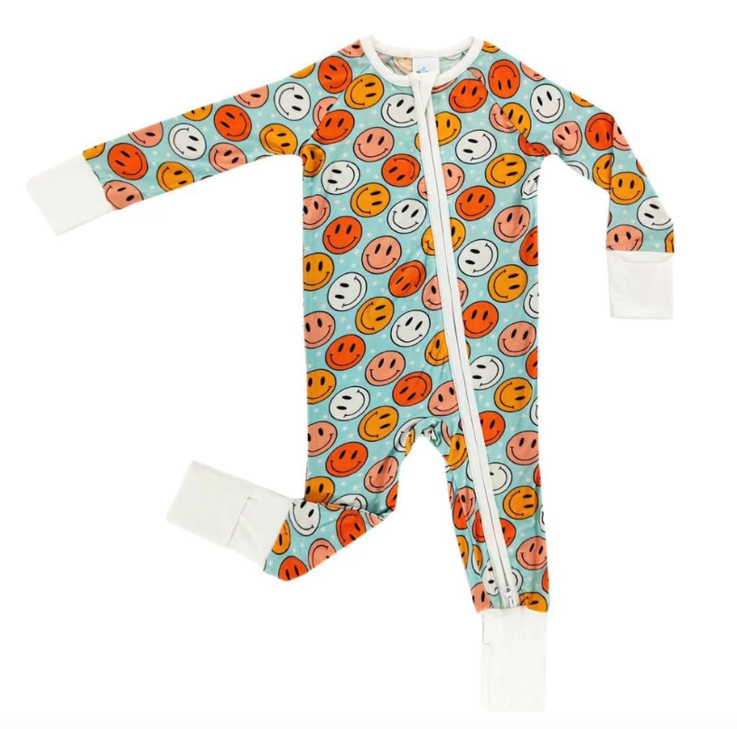 Colorful Smiley Bamboo Sleeper