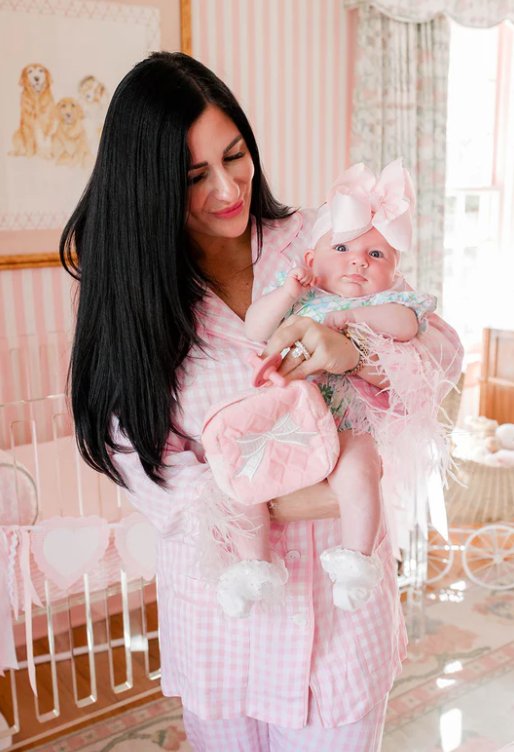 Bow Mini - Pink Velvet