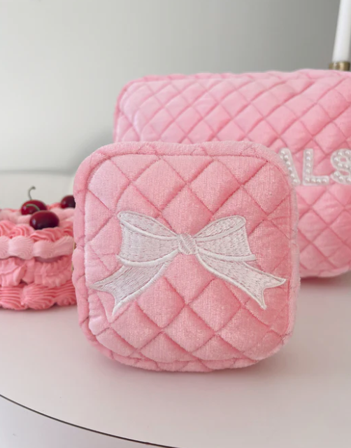 Bow Mini - Pink Velvet