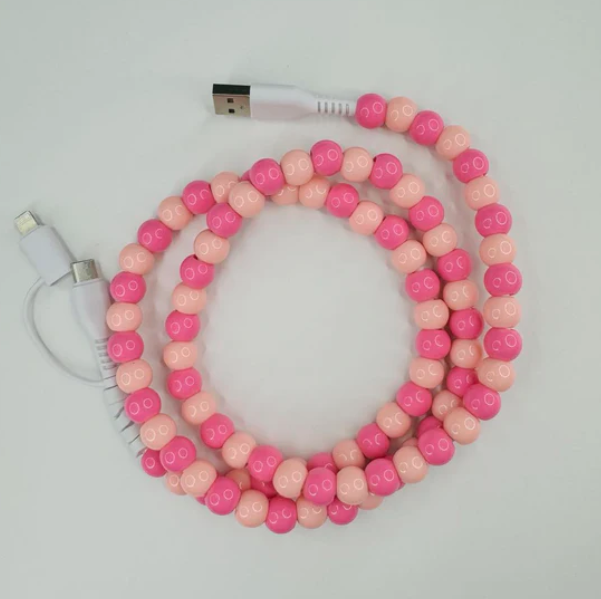 Beaded Phone Chargers